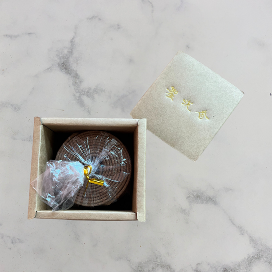 Amber Palo Santo Incense Coil