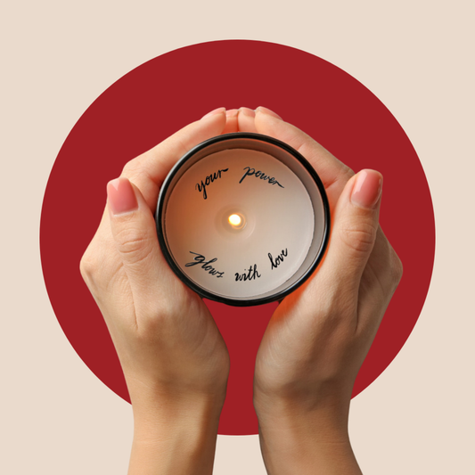 The Lights in You Message Candle