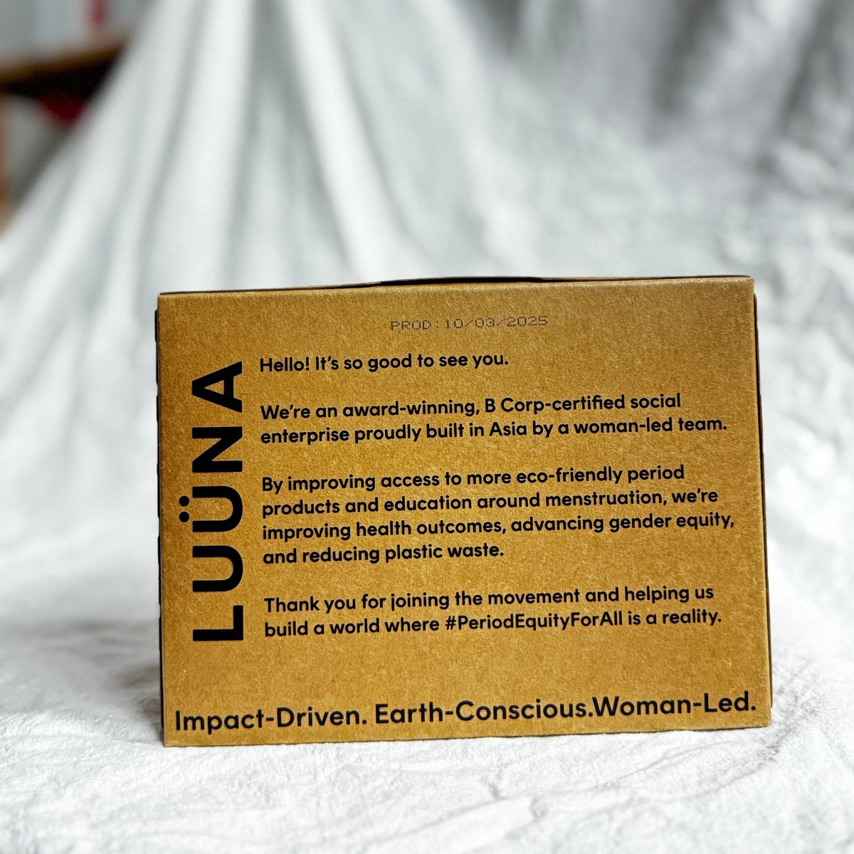 LUÜNA Naturals Organic Cotton Day Pads 24cm (30pcs)