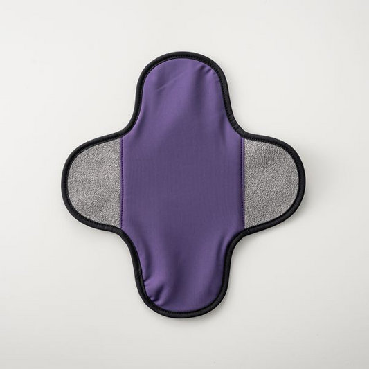 月亮褲®布衛生棉 19cm 布護墊(靜謐黑)