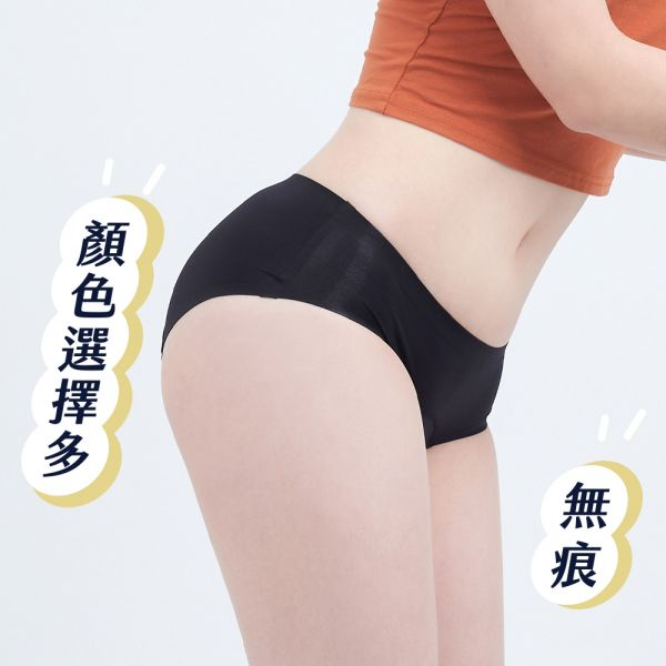經典款日用中腰月亮褲(靜謐黑)