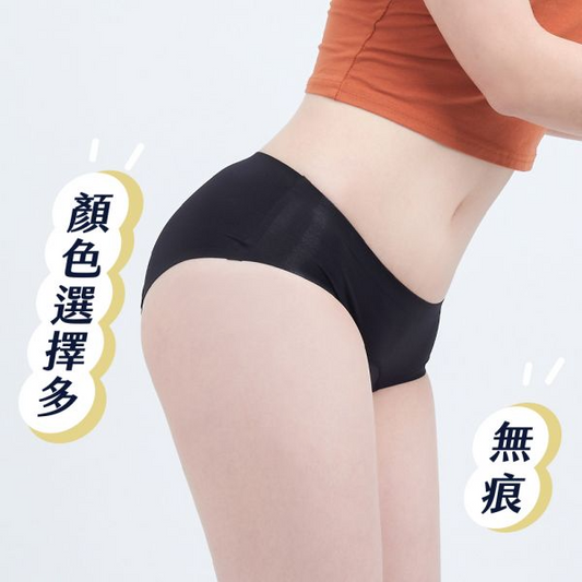 經典款日用中腰月亮褲(靜謐黑)
