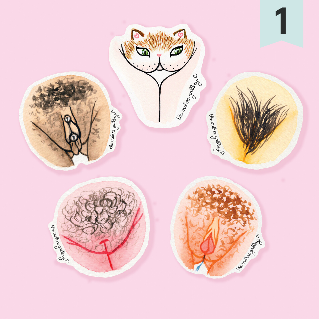 Vulva Diversity Sticker Set - Happeriod