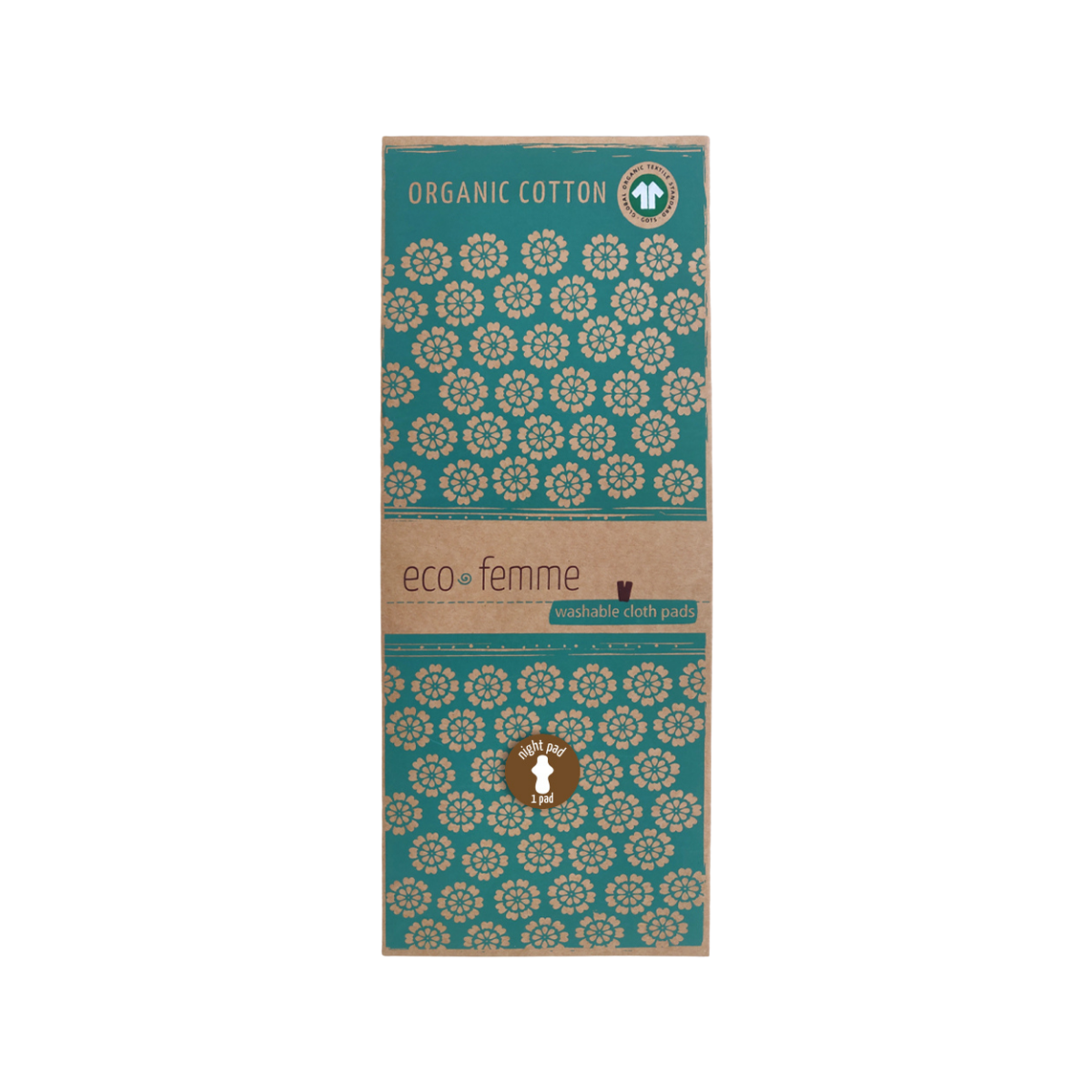 Eco Femme 鮮艷色有機夜用布衛生巾