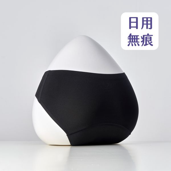 經典款日用中腰月亮褲(靜謐黑)