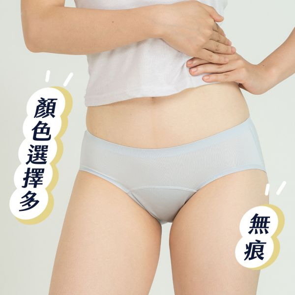 經典款日用中腰月亮褲(弦月藍)