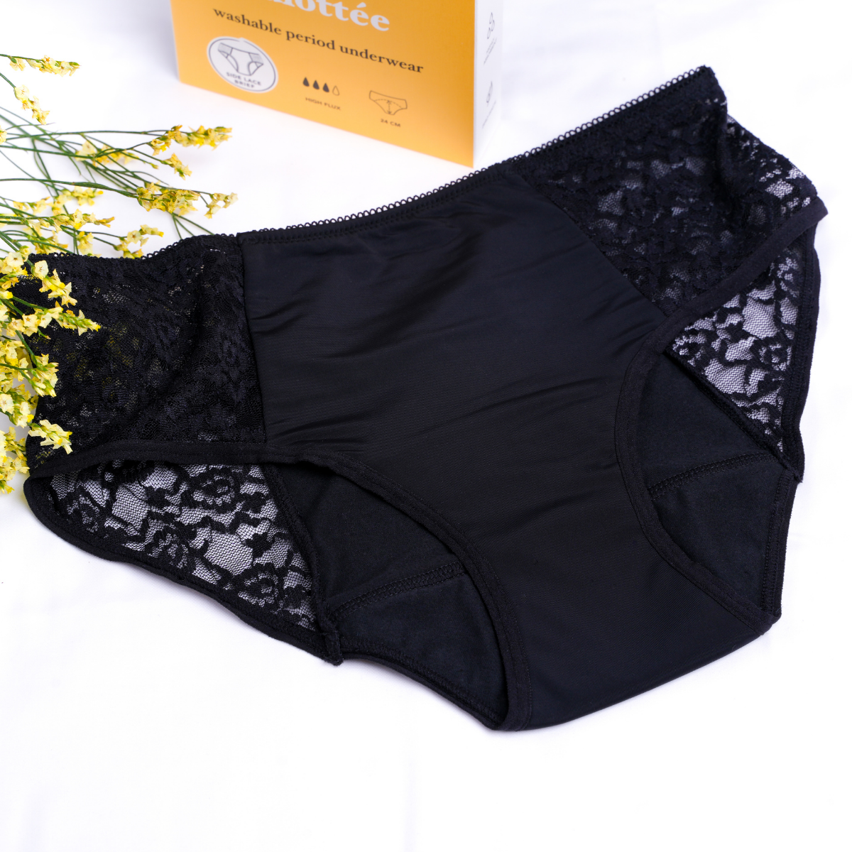 Culottée 蕾絲三角月經褲(Emma Brief)
