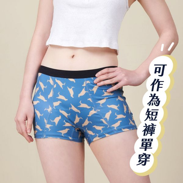 運動款平口月亮褲(臺灣八哥)
