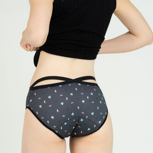 GoMoond Menstrual Panties - Daily Extra(Formosa) (Taiwan Imagery - Tranquil Black)
