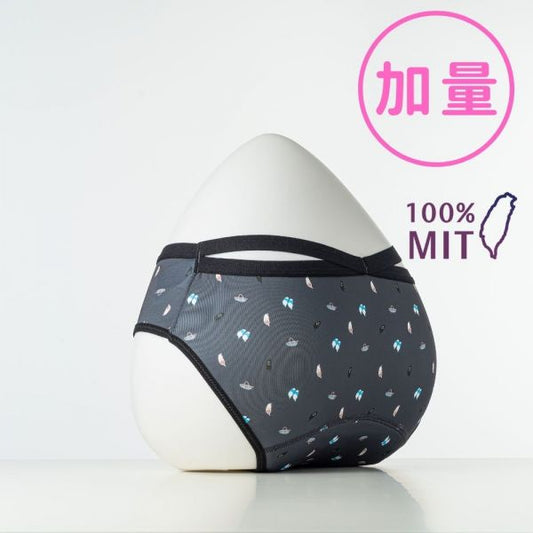 GoMoond Menstrual Panties - Daily Extra(Formosa) (Taiwan Imagery - Tranquil Black)