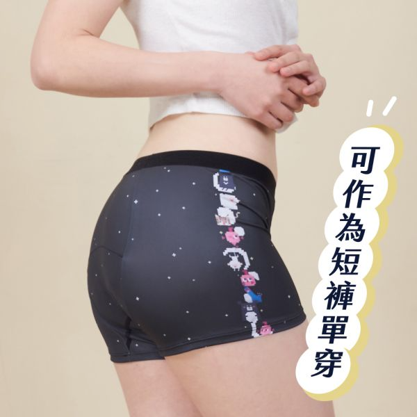 運動款平口月亮褲(臺灣吧)