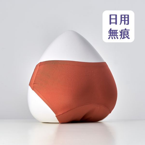 經典款日用中腰月亮褲(暖楓紅)