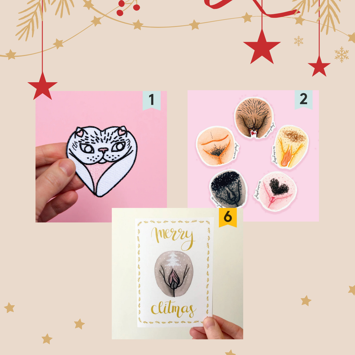The Vulva Gallery Embrace Your Body Christmas Set