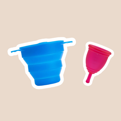 Ruby Cup - Medium Cup & Steriliser Pack