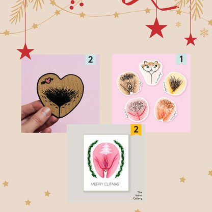The Vulva Gallery Embrace Your Body Christmas Set