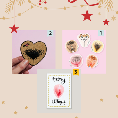The Vulva Gallery Embrace Your Body Christmas Set