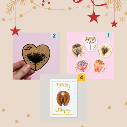 The Vulva Gallery Embrace Your Body Christmas Set