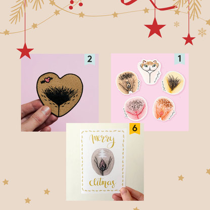 The Vulva Gallery Embrace Your Body Christmas Set