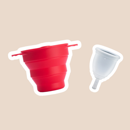 Ruby Cup - Medium Cup & Steriliser Pack