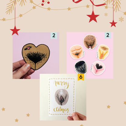 The Vulva Gallery Embrace Your Body Christmas Set