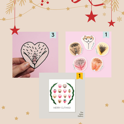 The Vulva Gallery Embrace Your Body Christmas Set