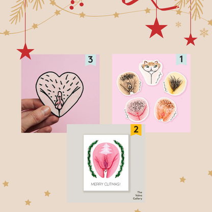 The Vulva Gallery Embrace Your Body Christmas Set