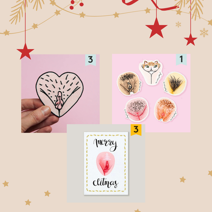 The Vulva Gallery Embrace Your Body Christmas Set