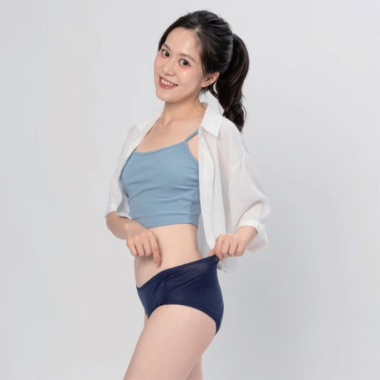 GoMoond Menstrual Panties - Daily Extra Mid Waist (Bluish)