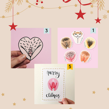 The Vulva Gallery Embrace Your Body Christmas Set