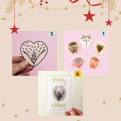 The Vulva Gallery Embrace Your Body Christmas Set