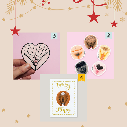 The Vulva Gallery Embrace Your Body Christmas Set