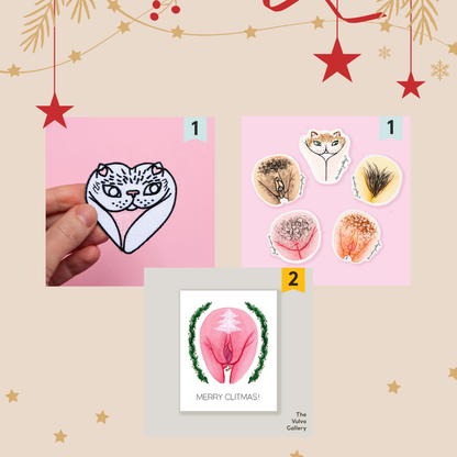 The Vulva Gallery Embrace Your Body Christmas Set