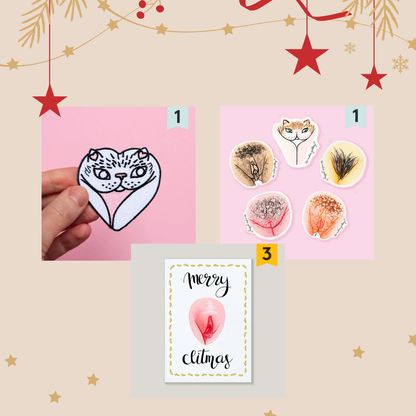 The Vulva Gallery Embrace Your Body Christmas Set