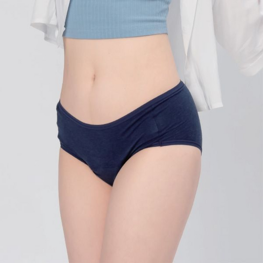 GoMoond Menstrual Panties - Daily Extra Mid Waist (Bluish)