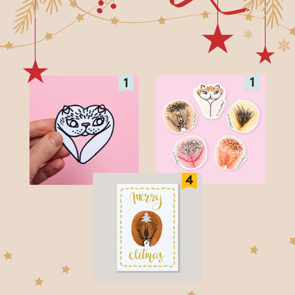 The Vulva Gallery Embrace Your Body Christmas Set