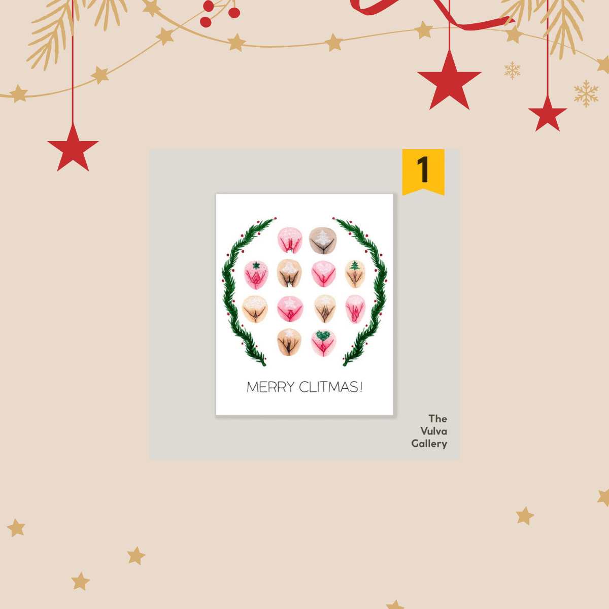 The Vulva Gallery Embrace Your Body Christmas Set