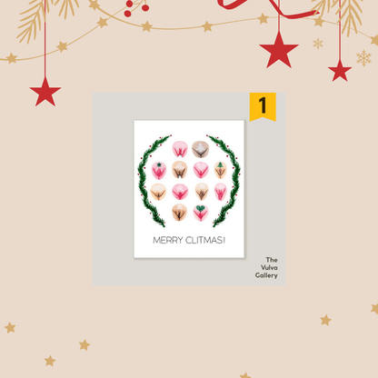 The Vulva Gallery Embrace Your Body Christmas Set