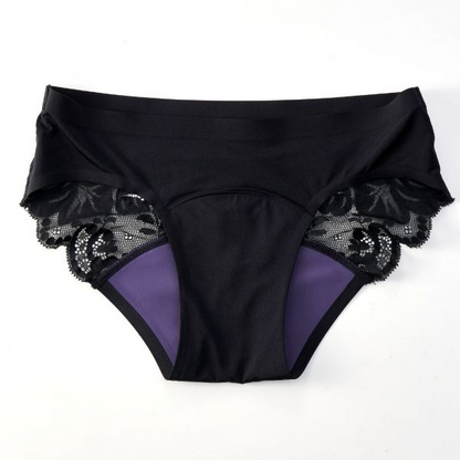 GoMoond Menstrual Panties - Daily Lace (Tranquil Black)