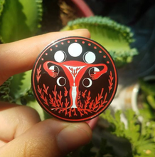 Load image into Gallery viewer, Moon Cycles Hard Enamel Pins

