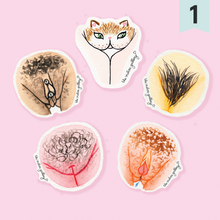 Load image into Gallery viewer, Vulva Diversity Sticker Set - Happeriod
