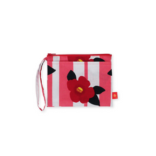 Load image into Gallery viewer, Momiji Natural Zipper Purse with strap
