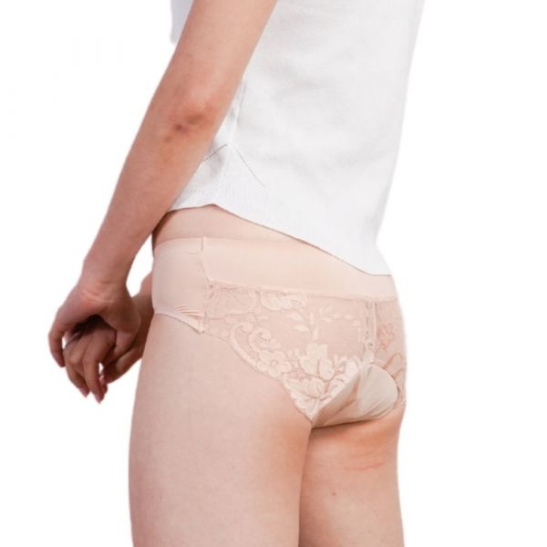 [Old Version] GoMoond Menstrual Panties - Daily Lace (Skin Colour)