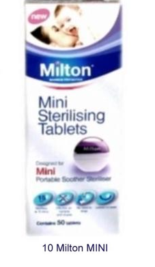 Milton Mini Sterilising Tablets (10pcs) - Happeriod