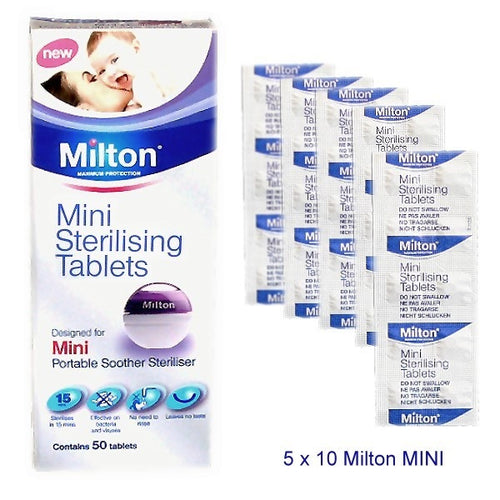 Milton Mini Sterilising Tablets (50pcs) - Happeriod