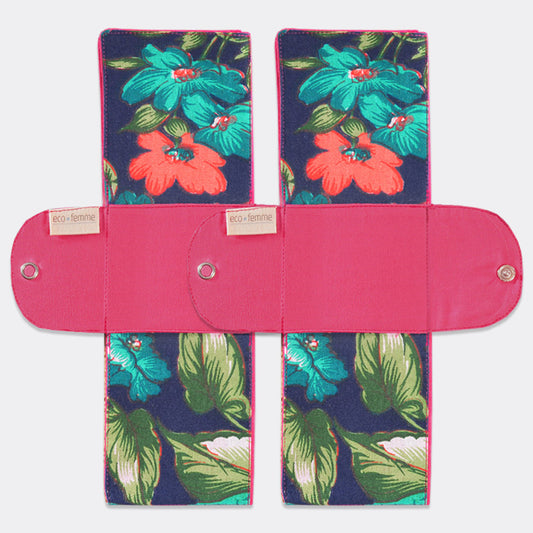 Eco Femme Vibrant Organic Foldable Pad (Twin Pack)