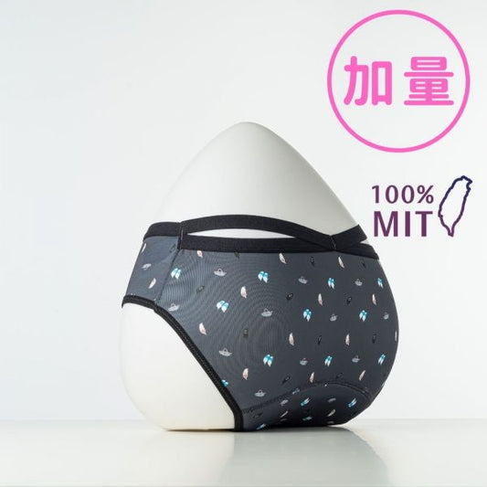 GoMoond Menstrual Panties - Daily Extra(﻿Formosa﻿) (Taiwan Imagery - Tranquil Black)