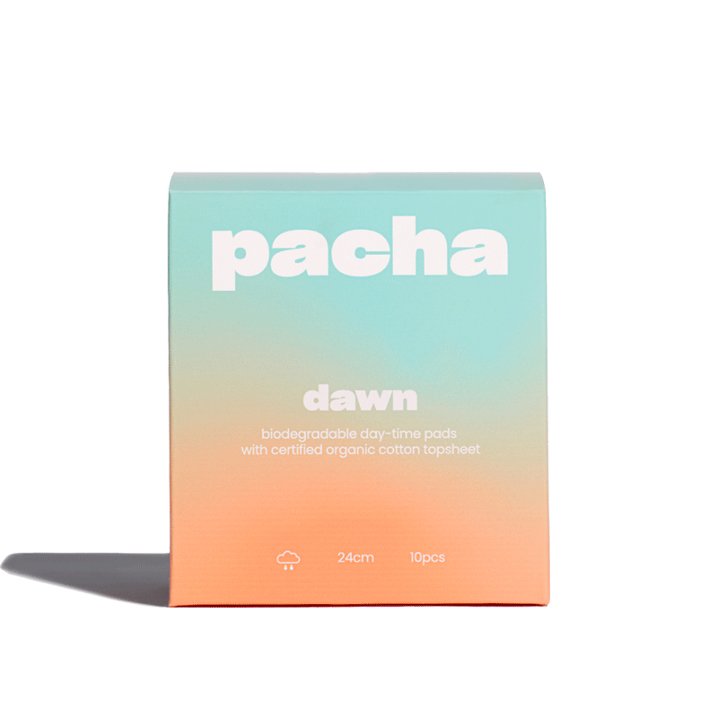 Dawn, Organic Cotton Day-time Pads (24 cm, 10pcs)