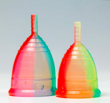 Load image into Gallery viewer, Yuuki RAINBOW Line Menstrual Cup - Size no.2 (Large)
